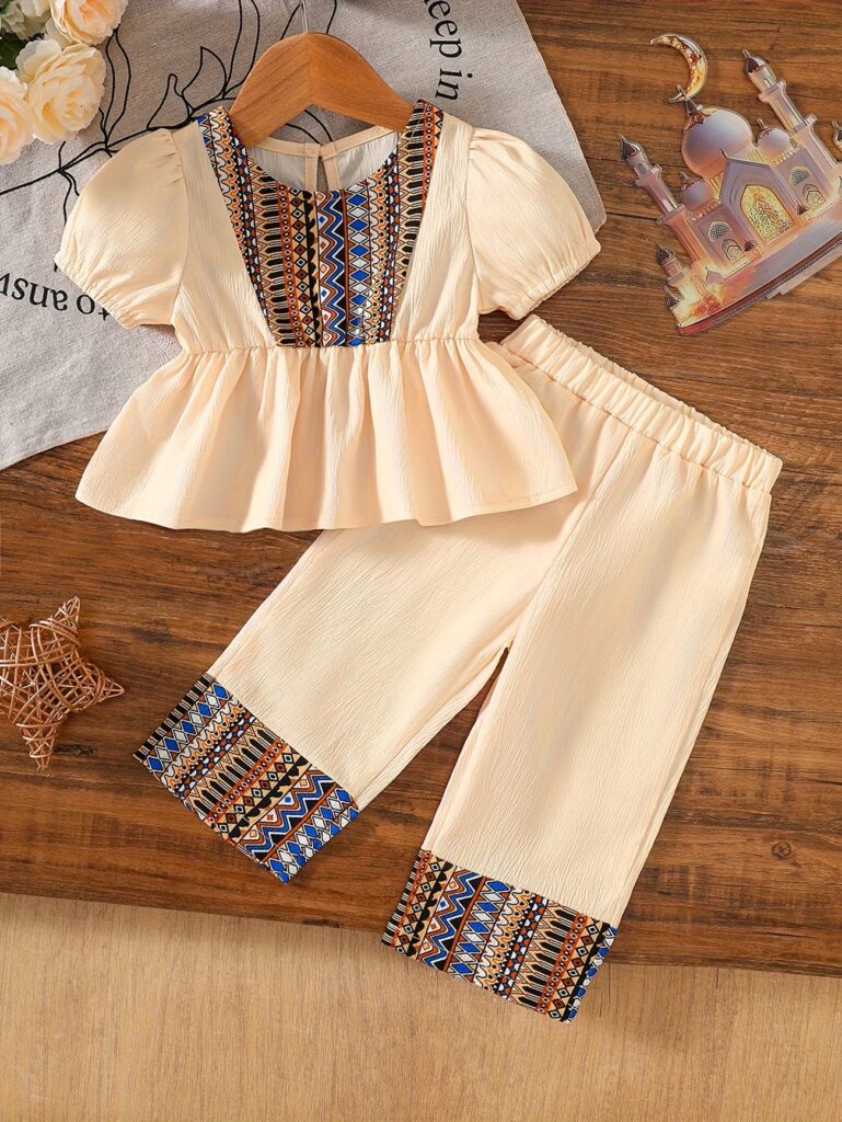 Girls' Ethnic-style Outfit