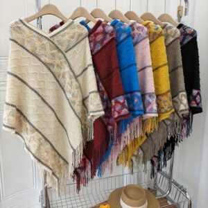 Boho Chic Acrylic Shawl