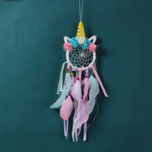 Dream Catcher with Unicorn And Ribbon