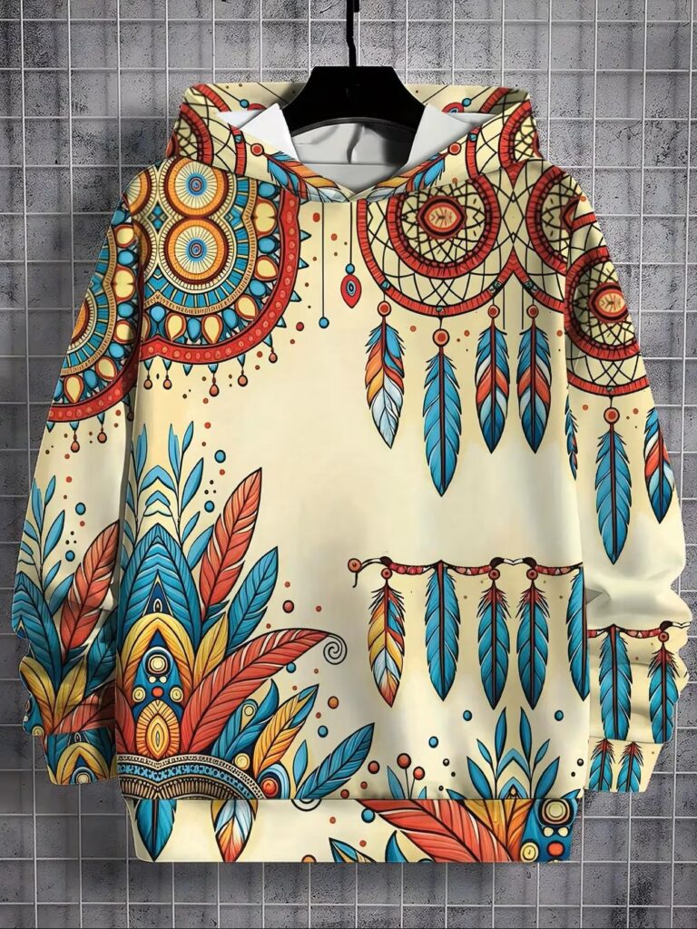 Bohemian Style Hoodie for Girls