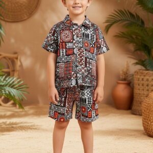 Boys Summer Shirt Set