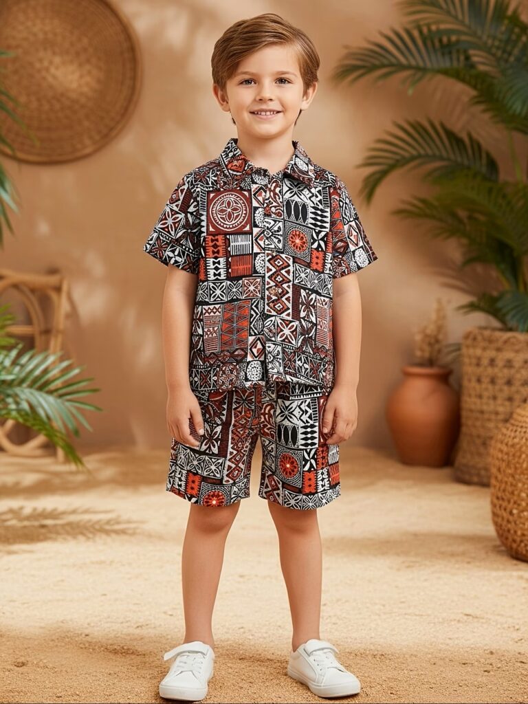 Boys Summer Shirt Set