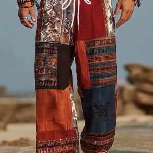 Men's Bohemian Style Casual Long Pants