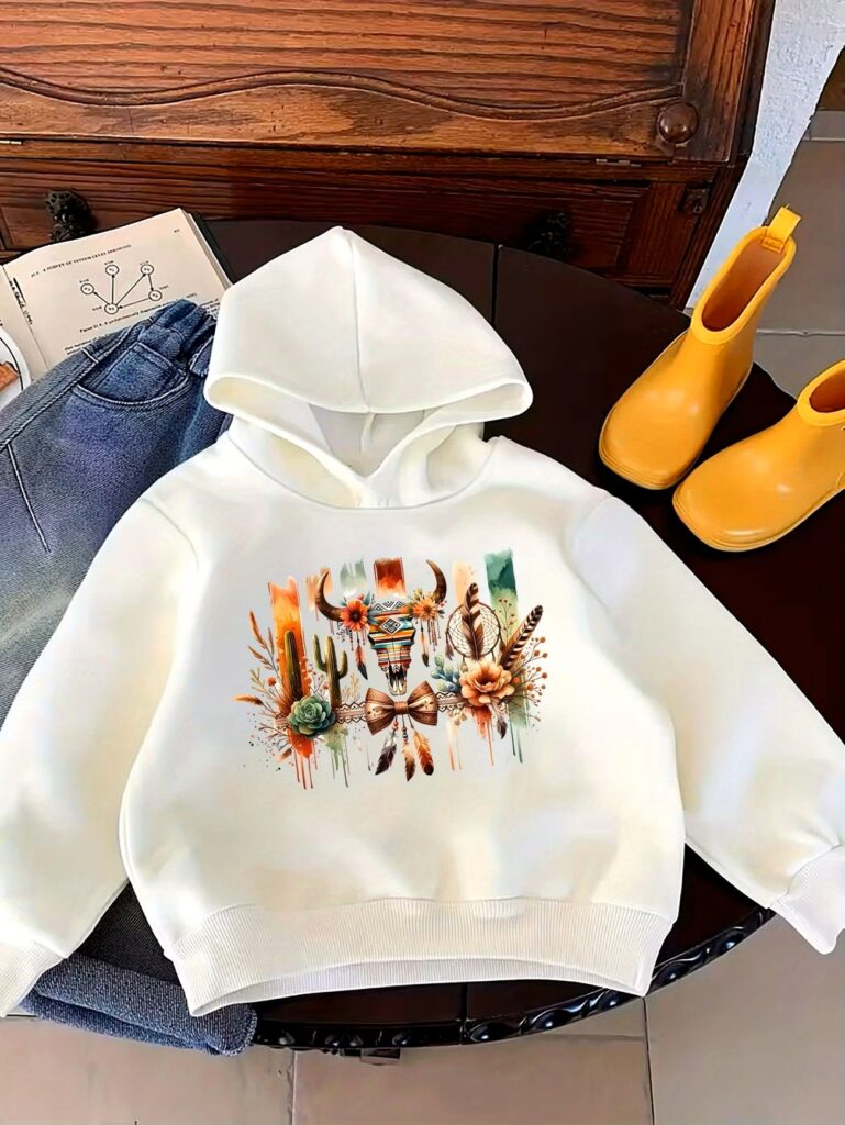 Girls Hooded Sweatshirt
