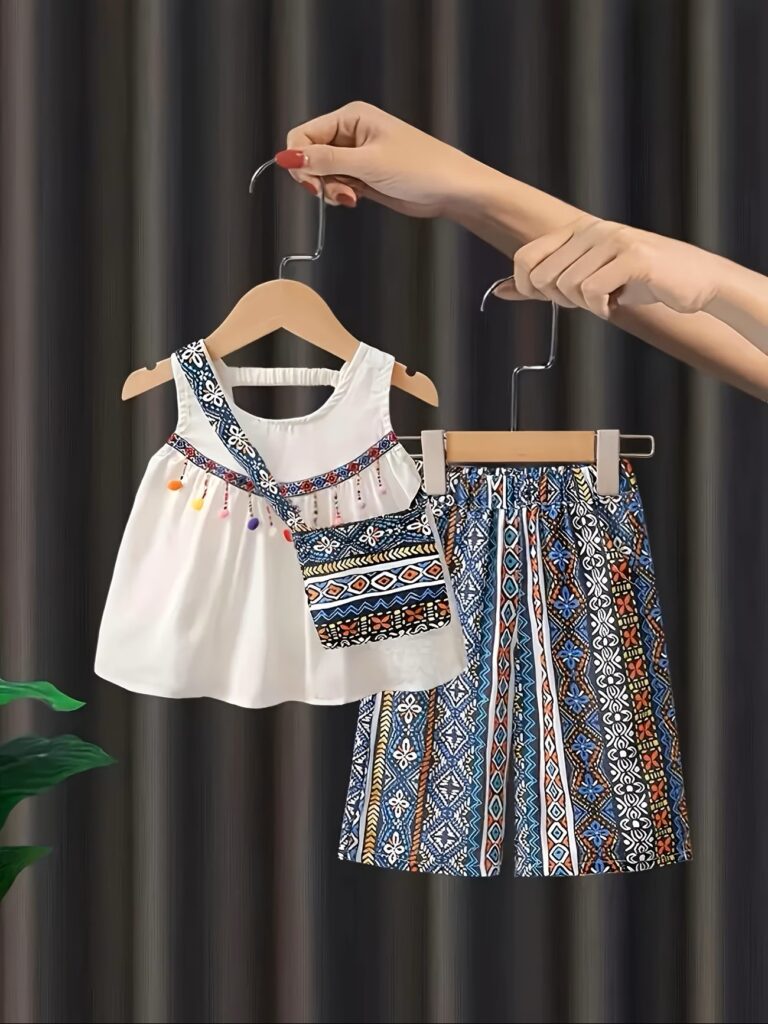 3pcs Dopamine Outfit of Girls