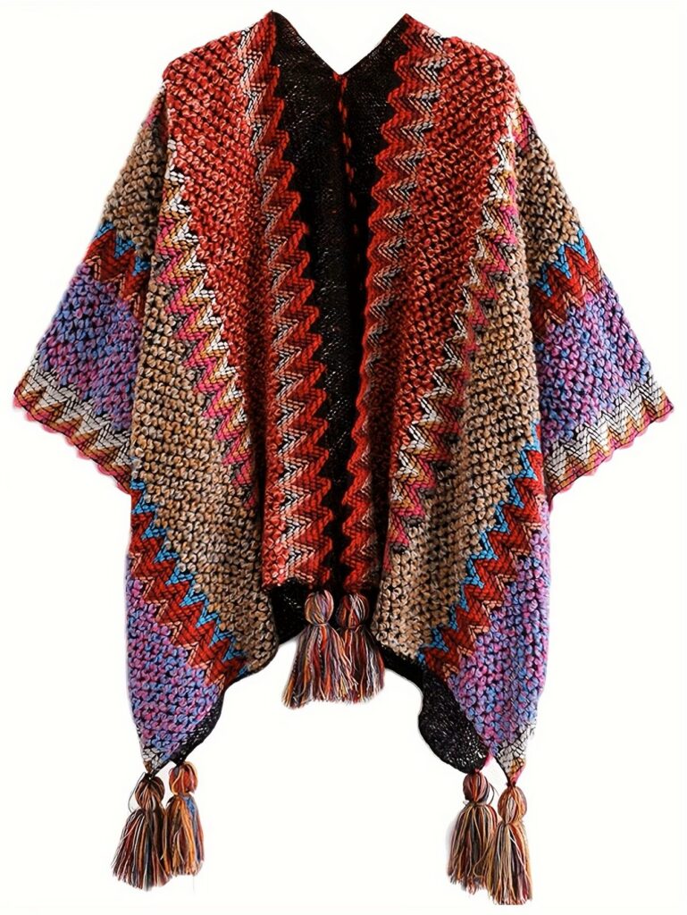 Colorful Loose Cardigan