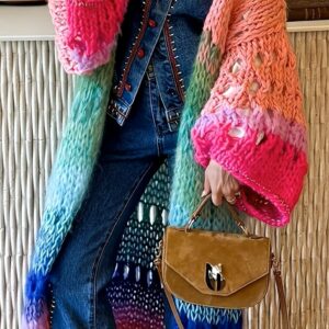 Women's Lantern Sleeve Cardigan Coat