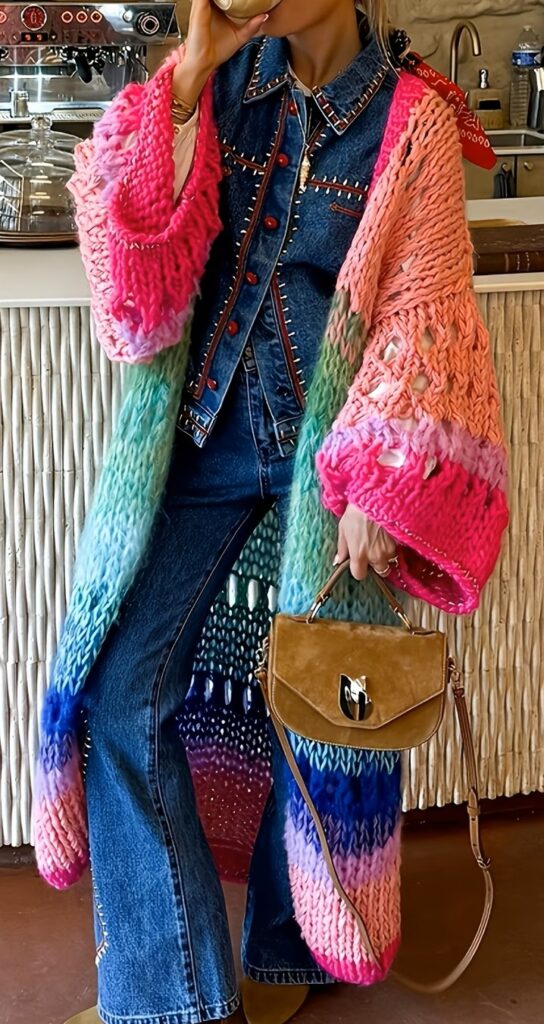 Women's Lantern Sleeve Cardigan Coat