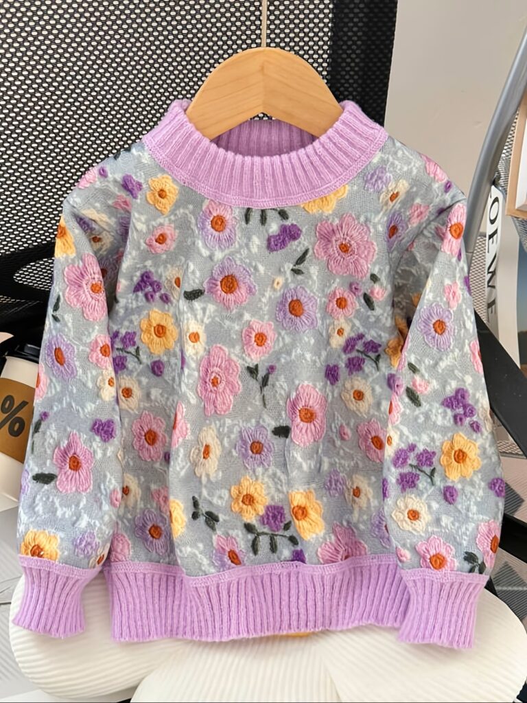 Girls' Knitted Sweater