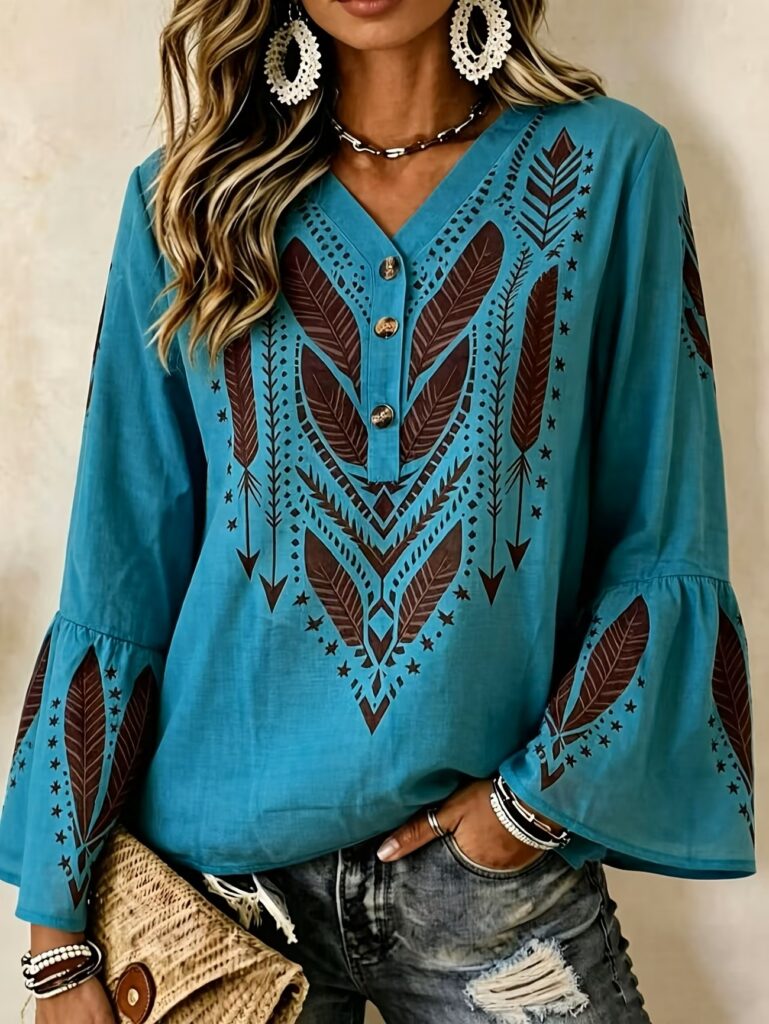 Long Sleeve Loose Fit Casual Top